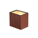 SLV Luminaire mural d'ext�rieur SITRA S WL UP/DOWN CCT Switch, commutable IP65, rouille 