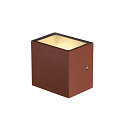 SLV Luminaire mural d'ext�rieur SITRA S WL UP/DOWN CCT Switch, commutable IP65, rouille 