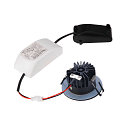 SLV Plafonnier ext�rieur PATTA-I ROUND DTW rond, rigide, Dim-To-Warm IP65, noir gradable