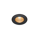 SLV Plafonnier ext�rieur PATTA-I ROUND DTW rond, rigide, Dim-To-Warm IP65, noir gradable