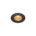 SLV Plafonnier ext�rieur PATTA-I ROUND DTW rond, rigide, Dim-To-Warm IP65, noir gradable