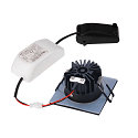 Plafonnier ext�rieur PATTA-I SQUARE DTW angulaire, rigide, Dim-To-Warm IP65, noir gradable