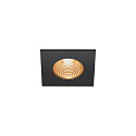 Plafonnier ext�rieur PATTA-I SQUARE DTW angulaire, rigide, Dim-To-Warm IP65, noir gradable