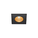 Plafonnier ext�rieur PATTA-I SQUARE DTW angulaire, rigide, Dim-To-Warm IP65, noir gradable