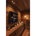 Plafonnier ext�rieur PATTA-I SQUARE DTW angulaire, rigide, Dim-To-Warm IP65, noir gradable