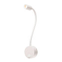 SLV Lumière d'affichage DIO FLEX PLATE avec interrupteur, avec bras flexible IP 20, blanche