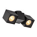 Luminaire de plafond ALTRA DICE II � 2 flammes, rotatif GU10 IP20, noir  gradable