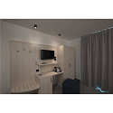 SLV Luminaire de plafond ALTRA DICE CL single GU10, noir 