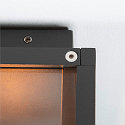SLV Luminaire mural d�ext�rieur QUADRULO WL angulaire, sans capteur E27 IP44, anthrazit gradable
