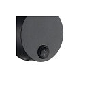 SLV Luminaire mural DIO FLEX PLATE QPAR 51 WL GU10 IP20, noir 