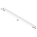 SLV Rail triphas� pour montage en surface S-TRACK PHASE & DALI 2M contr�lable par DALI, blanche