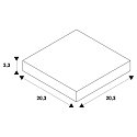 SLV Connecteur en X triphas� S-TRACK PHASE & DALI version pour montage en surface, contr�lable par DALI, blanche