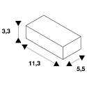 SLV DALI controllable Luminaire adapter for S-TRACK, white