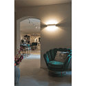 SLV Luminaire mural LOGS IN L haut bas, indirect IP20, aluminium, gris fonc� gradable