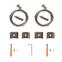 Accessoire Suspension c�ble EUTRAC / S-TRACK / 1-PHASE - 500CM m�canique, version pour montage en surface, lot de 2