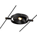 Lampe � corde TENSEO DURNO, noir 