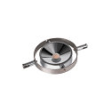 SLV LED Wire luminaire DURNO for TENSEO low-voltage wire system, 9W, 2700K, 360lm, chrome
