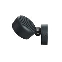 SLV LED Outdoor spot ESKINA SPOT LED Wall-/Ceiling luminaire, 14,5W, 95�, 3000/4000K, 1000lm, IP65, dimmable, anthracite