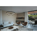Luminaire � suspension ONE TRIPLE DALI IP20, noir  gradable