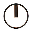 Luminaire mural ONE 40 DALI IP20, noir  gradable