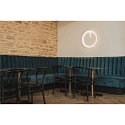 SLV Luminaire mural ONE 60 DALI IP20, blanche gradable