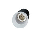 SLV Luminaire de plafond ASTINA Bas, cylindrique, avec diffuseur GU10 IP20, noir gradable