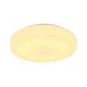 SLV Applique et plafonnier LIPSY� 40 DRUM DALI cylindrique, contr�lable par DALI IP44, blanche gradable
