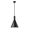 Luminaire à suspension PHELIA 280 E27, or, noir 