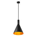 SLV Luminaire à suspension PHELIA 280 E27, or, noir 