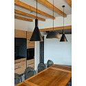 SLV Luminaire à suspension PHELIA 280 E27, or, noir 