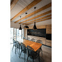 SLV Luminaire à suspension PHELIA 280 E27, or, noir 