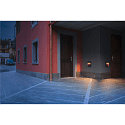 SLV LED Outdoor wall luminaire FLATT LED, 14W, 3000/4000K, IP65, 460lm, anthracite