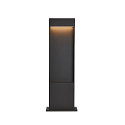 SLV Luminaire d'all�es FLATT POLE 65CM angulaire, CCT Switch IP65, anthrazit, mat 
