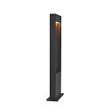 SLV Luminaire d'all�es FLATT POLE 65CM angulaire, CCT Switch IP65, anthrazit, mat 