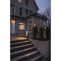 SLV LED Outdoor luminaire FLATT POLE LED Floor lamp, 9,7W, 3000/4000K, 400lm, IP65, 65cm, anthracite/brown