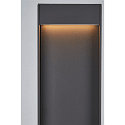 SLV LED Outdoor luminaire FLATT POLE LED Floor lamp, 9,7W, 3000/4000K, 400lm, IP65, 100cm, anthracite
