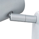 SLV Luminaire de plafond NOBILO I LED � 1 flamme, cylindrique, pivotant � la cardan, gris argent gradable