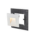 SLV Luminaire d'encastrement mural  MOBALA LED angulaire, asym�trique, indirect, commutable IP20, blanche 