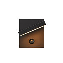 SLV LED Outdoor Wall luminaire ABRIDOR SENSOR LED, 14W, 3000/4000K, 750lm, IP54, anthracite