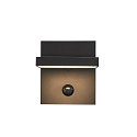 SLV LED Outdoor Wall luminaire ABRIDOR SENSOR LED, 14W, 3000/4000K, 750lm, IP54, anthracite