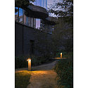 SLV LED Outdoor luminaire ABRIDOR POLE LED Floor lamp, 14W, 3000/4000K, 750lm, IP55, anthracite, 60cm