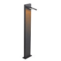 SLV Luminaire d'all�es ABRIDOR POLE 100 pivotant, CCT Switch, commutable IP55, anthrazit 