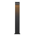 SLV Luminaire d'all�es ABRIDOR POLE 100 pivotant, CCT Switch, commutable IP55, anthrazit 