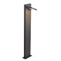 SLV Luminaire d'all�es ABRIDOR POLE 100 pivotant, CCT Switch, commutable IP55, anthrazit 