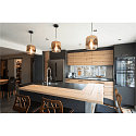 SLV Luminaire à suspension PANTILO 20 E27, cuivre