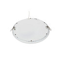 LED Ceiling recessed luminaire SENSER 24 LED, round, 1200lm, IP20, white, 3000K