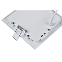 Plafonnier encastr� SENSER 12 DL angulaire IP20, blanche