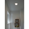 Plafonnier encastr� SENSER 12 DL angulaire IP20, blanche