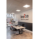 Plafonnier encastr� LED PANEL 600x600 pour VDU, carr� IP20, blanche 