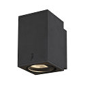 SLV Luminaire mural d'ext�rieur ENOLA SQUARE SINGLE CCT IP 65, anthrazit, transparent 
